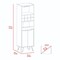 Tuhome Manhattan L Bar Cabinet, Eight Built-in Wine Rack, Two Cabinets With Single Door, Black BLW6474 - alternate 2